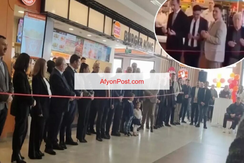 Afyonkarahisar’da tartışma yaratacak Burger King açılışı